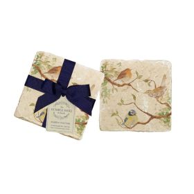 The Happy Hedgerow Coasters Set Of 2